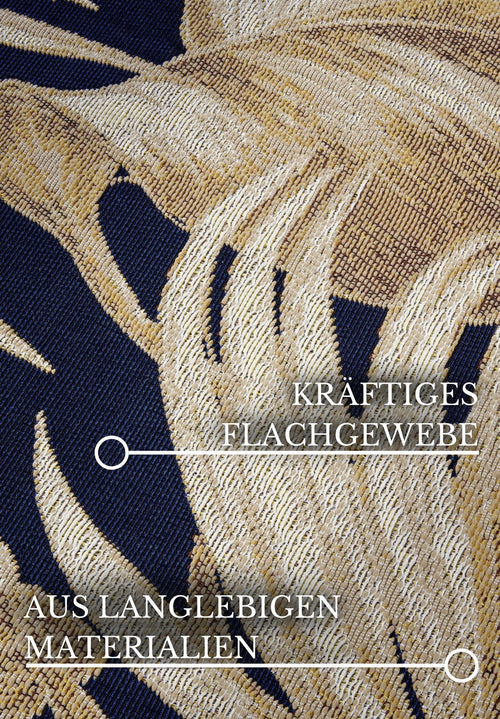 Villeroy & Boch 1767 In- & Outdoor Rug Oktavie Dark Blue Gold 200x285 cm