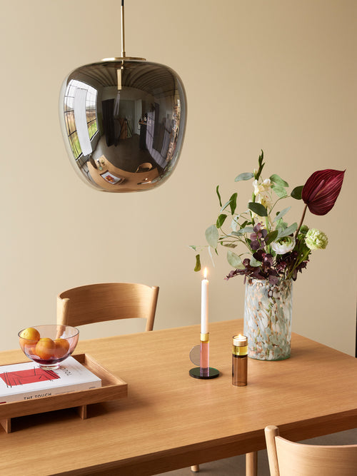 Hübsch dienblad Elevate - mdf/eikenfineer/eikenhout - 46x34xh8cm