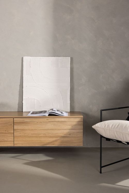 Nest living Leona Dressoir Naturel - Hout - Zwevend - B 160 cm - vtwonen shop