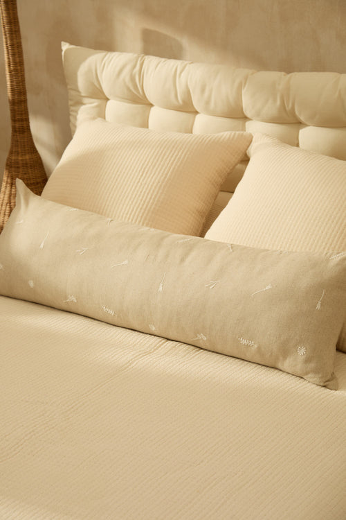 Calma House Kussenhoes Spring - Steenkleur - 35x110