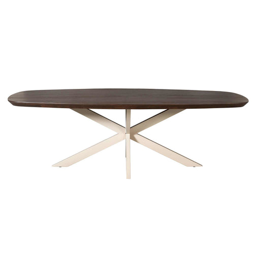 StarFurn Eettafel Madison - Deens Ovaal Bruin Hout - 240x110x76cm