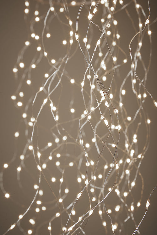 Luca Lighting Kroonluchter Kwal met Klassiek Witte LED Verlichting - H150 x Ø45 cm - Zilver - vtwonen shop