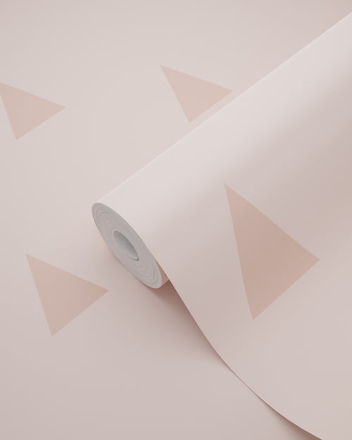 ESTAhome behang grafische driehoeken roze - 53 cm x 10.05 m - 139726 - vtwonen shop