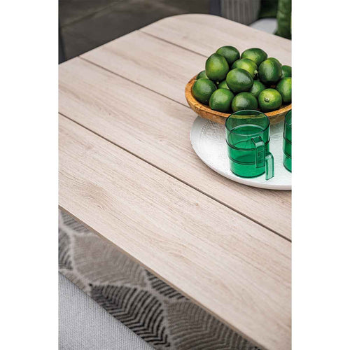 Garden Impressions lounge dining set Tavira grey sand - 5-delig