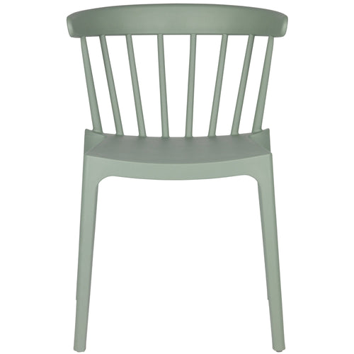 WOOOD tuinstoel Bliss - Kunststof - Jadegroen - Set van 6