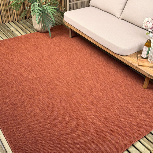 Buitenkleed Tone roest - Interieur05 - 160 x 230 cm