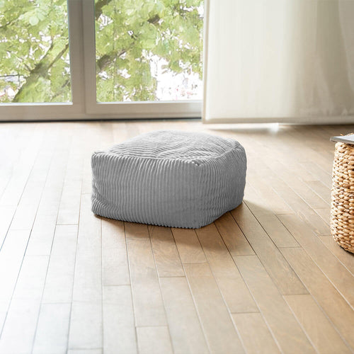 Home Deluxe Zitzak COSY Lichtgrijs Kruk