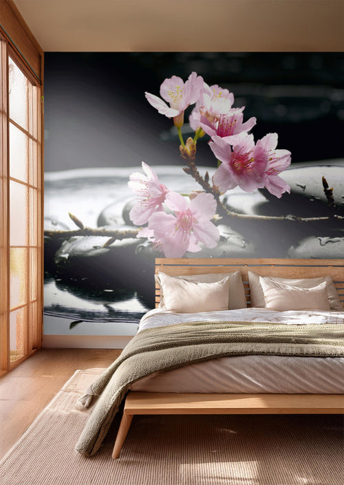 Sanders & Sanders fotobehang bloemen roze - 360 x 270 cm - 600429 - vtwonen shop