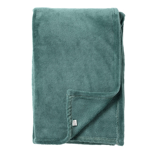 VOORDEELSET - 3-delig - Zaya & Harvey - 2 sierkussens 45x45 cm - 1 plaid 150x200 cm - groen