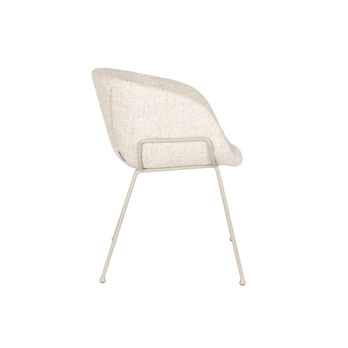 Zuiver Feston Eetkamerstoelen Met Armleuningen Beige - Set van 2