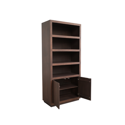 Starfurn  boekenkast Brussel - bruin - 45x90x200cm - vtwonen shop