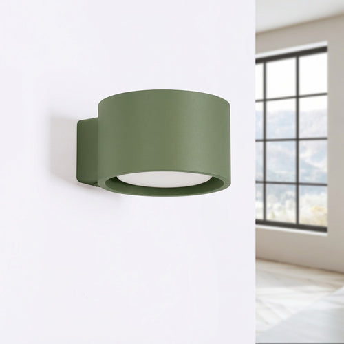 Sollux Lighting Wandlamp MODO 1 olijfgroen Gx53 - 10x12x6cm