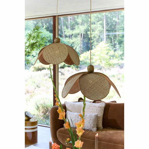 Light & Living hanglamp Lavrio - bruin - Ø48cm