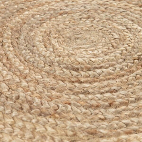 Mrcarpet jute vloerkleed - naturel - Ø 120 cm
