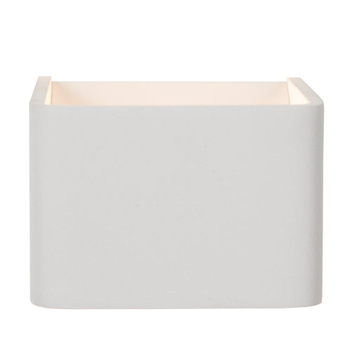 Atmooz wandlamp Calla - wit - Ø 10 x H 7 cm - geïntegreerde led