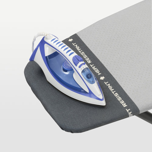 Brabantia Strijkplank D - 135x45 - met hittebestendige parkeerplaats - metalized - vtwonen shop