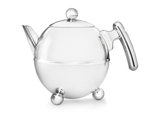 Bredemeijer - Theepot Bella Ronde 1,5L chroom besl. - vtwonen shop