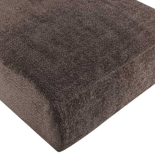 WOOOD chaise longue bank rechts Mojo Base - Wollig - Bruin - 74x112x162
