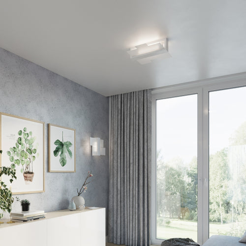 Sollux Lighting Wandlamp FENIKS 1 wit - 43x12x30cm