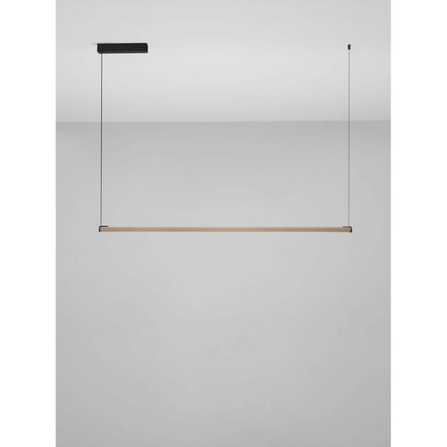 Nova Luce LIOS Hanglamp voor in de stijl van een bar, champagne goud, mat zwart, Triac dimbare LED, 28W, 723lm, 3000K