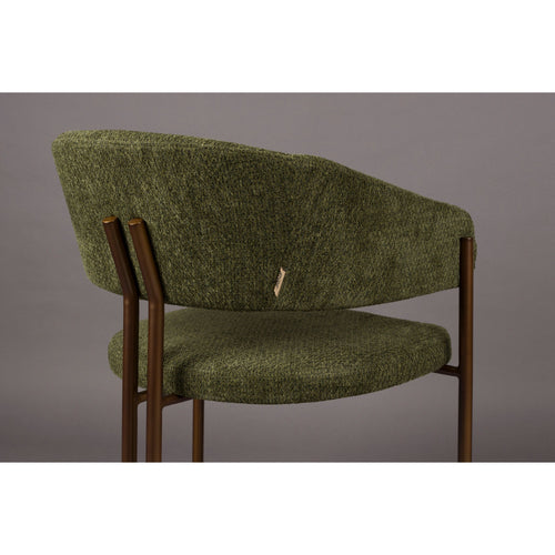 Dutchbone Naida Eetkamerstoelen  Groen - Set van 2 - vtwonen shop