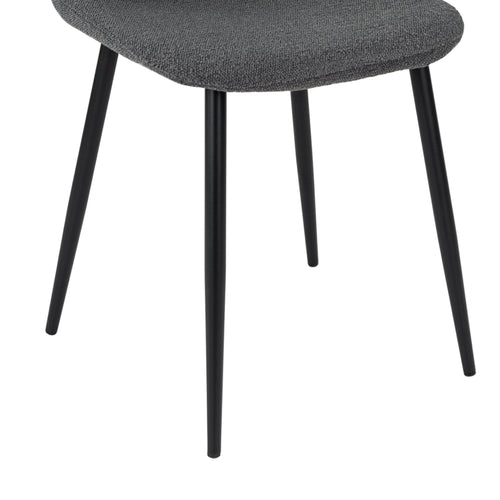 Kick eetkamerstoel Mees - Donkergrijs - vtwonen shop