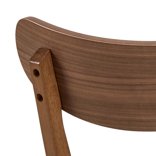 Rebellenclub Eetkamerstoel Roskilde - Set Van 2 - Walnoot - vtwonen shop