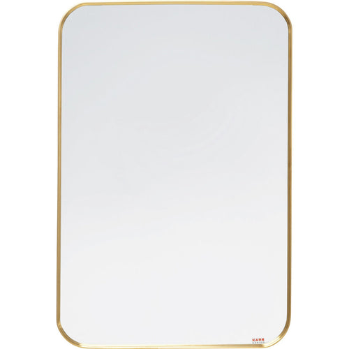 Kare Design Spiegel Simply 90x60cm messing - vtwonen shop