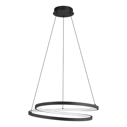 EGLO hanglamp Ruotale - led - ø 55 cm - zwart/wit - vtwonen shop