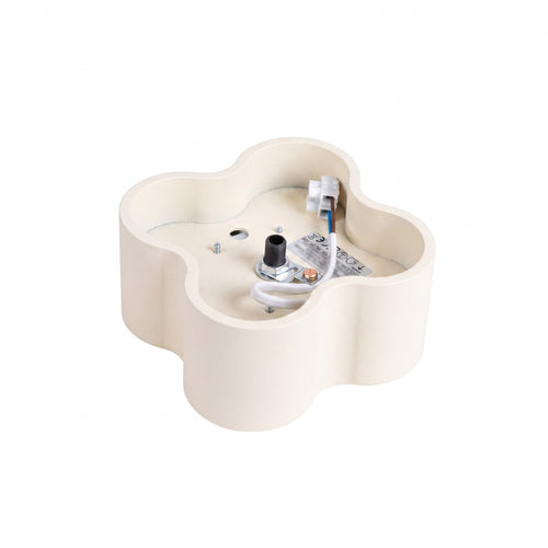 Sollux Lighting Plafondlamp OVIO 1 beige Gx53 - 12x12x6cm
