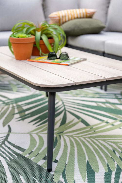 Garden Impressions lounge hoekbank Teramon - donkergrijs