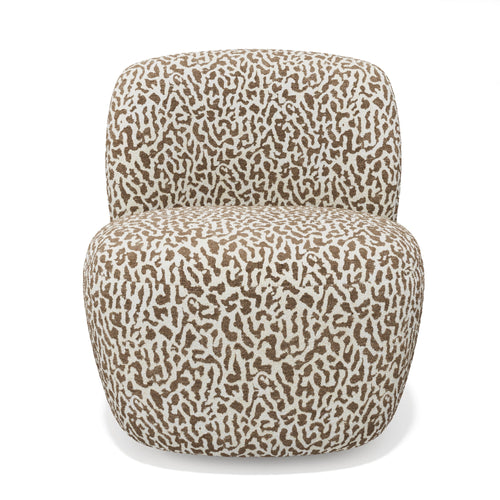 Premium Interiors - Draaistoel COMI - stof met patroon  mol 65cm