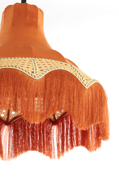Light & Living hanglamp MIZIA - Ø40x35.5cm - oranje