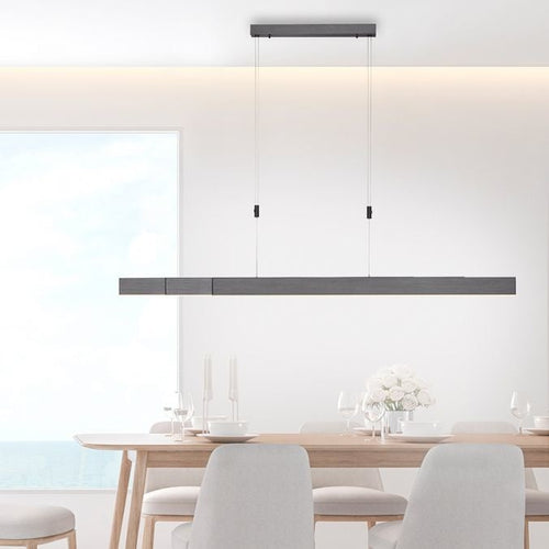 Neuhaus PURE hanglamp e-Slide - 3 lichts - 200  x 200   cm - antraciet - vtwonen shop