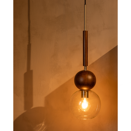 BePureHome hanglamp Babble - Glas - Bruin - 52x18x18 - vtwonen shop