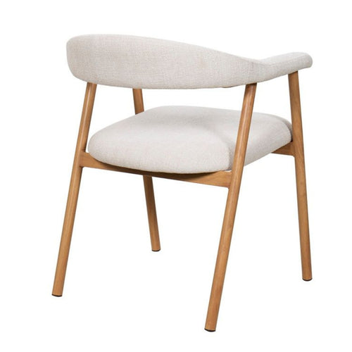 Giga Meubel Eetkamerstoel Mila - Beige/Naturel - Zithoogte 48cm - Set van 2 - vtwonen shop