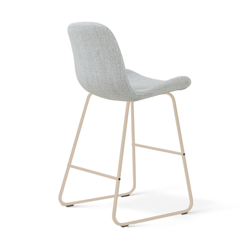 Nolon Nino-Fé barkruk grijs melange - beige onderstel - 65 cm