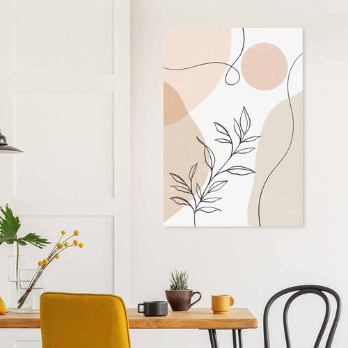 Artfulprints Poster Boho – Whispering lines   - 50x70 cm - beige
