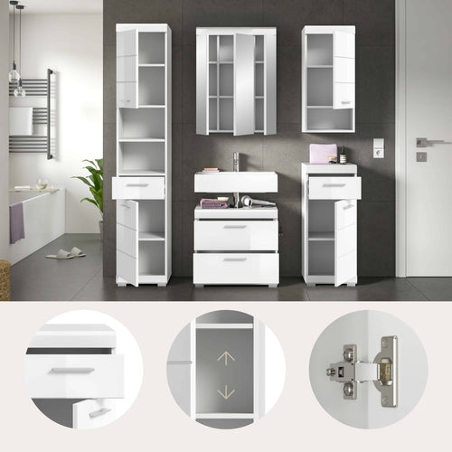 Furnilux Scout Badkamercombinatie - 164cm x 191cm x 34-37cm - vtwonen shop