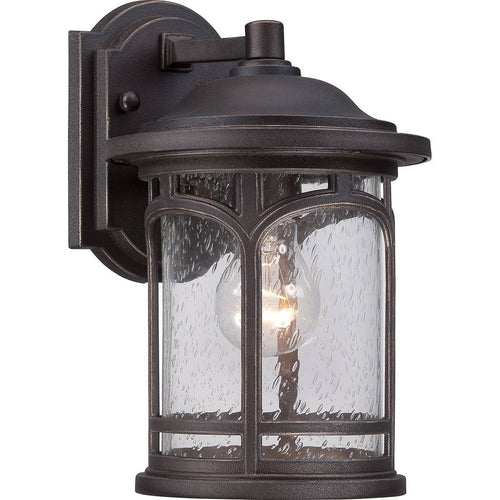 Elstead Marblehead - 1 lichte kleine wandlantaarn - Palladiaanse bronzen afwerking, E27