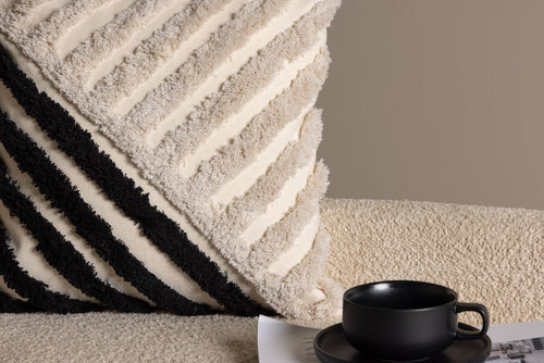 Rebellenclub Kussen Napa - Zwart/Wit - vtwonen shop