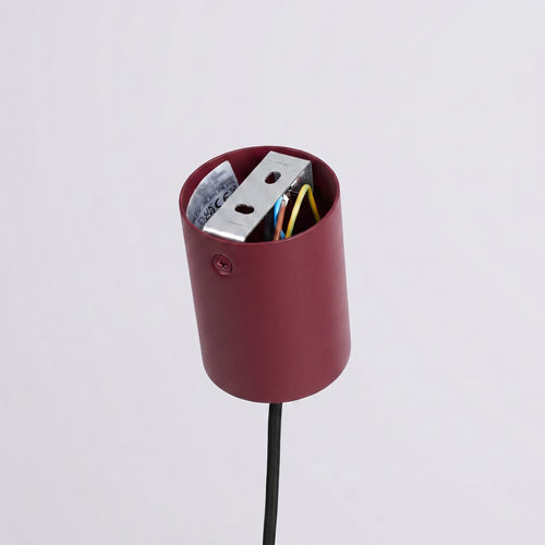 Sollux Lighting Hanglamp NOX 25 bordeaux - 24,5x24,5x140cm