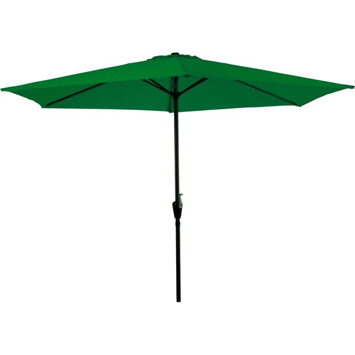 Lesli Living push-up parasol Gemini - groen - Ø300cm