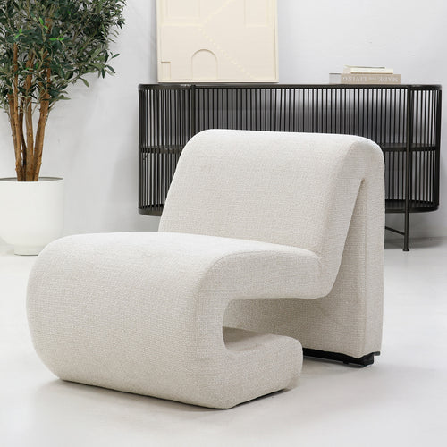 DÉJA Living Fauteuil Mia - Stof - Off-White - vtwonen shop