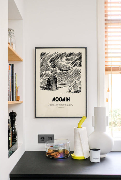 Moomin - Journey by Night - PSTR studio Kunst Poster - vtwonen shop