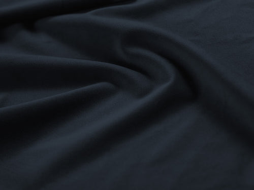Cosmopolitan Design linker hoekbank Vienna 6-zits, flueel, donkerblauw - 185x275x95cm