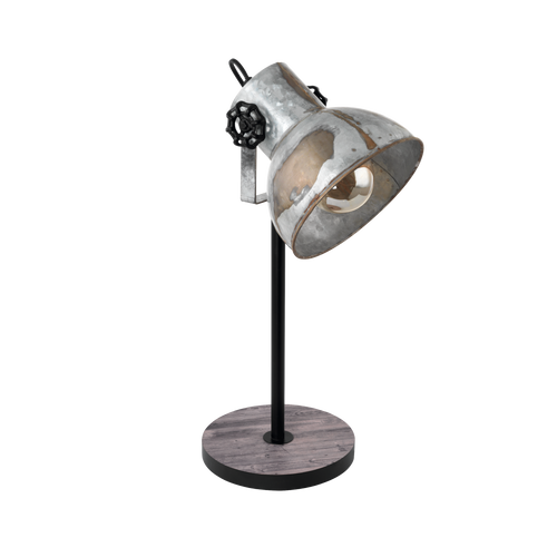 EGLO tafellamp Barnstaple - e27 - 40 cm - bruin/zwart - vtwonen shop