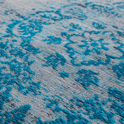 Louis De Poortere vloerkleed Grey Turquoise - blauw - 280x390cm - vtwonen shop
