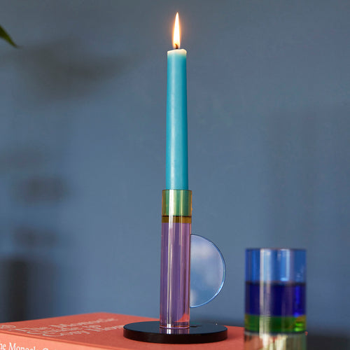 Hübsch kandelaar Astro - kristal - ø10xh14cm - vtwonen shop