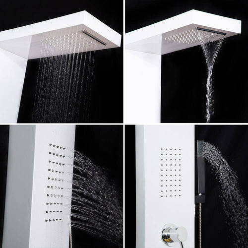Home Deluxe Douchepaneel CASCATA Wit